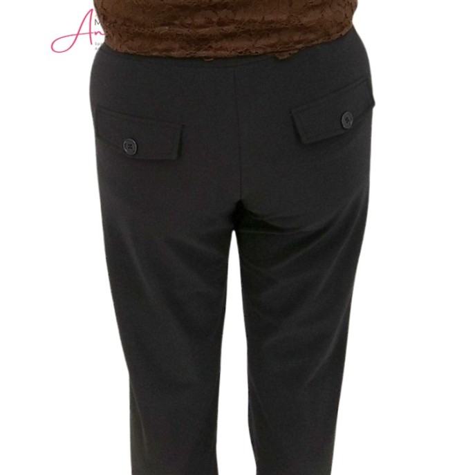 Mi Piace Broek bonded travel Zwart Mi Piace Broek bonded travel Zwart